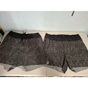 On Cloud On Ultra Mens XL Iron Lime Shorts Lot Of 2